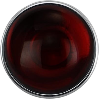 Quiges - Dames Click Button Drukknoop 18mm Glans Kersrood - EBCM201