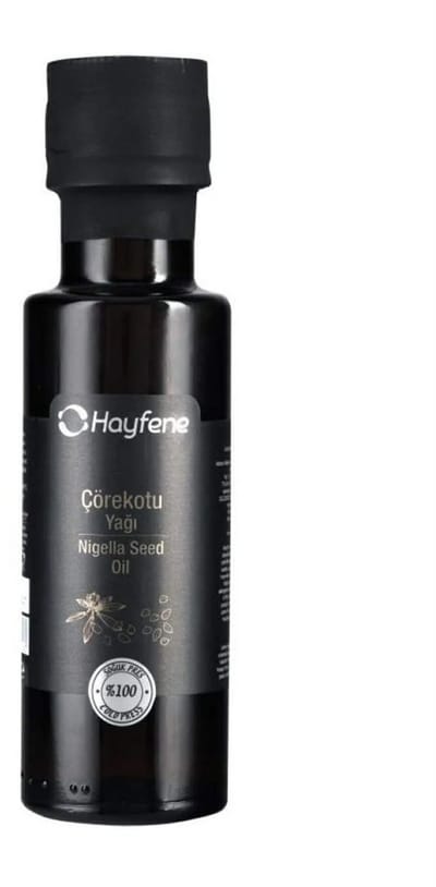 Hayfene Zwarte Komijnolie - 100% Koudgeperst - Nigella Sativa Olie - Pure Nigella Seed Oil - 100 ml
