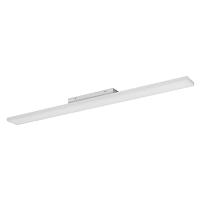 OSRAM Planon Frameloze plafondlamp in wit met geavanceerde LED-technologie, 35 W, rechthoekige vorm (1200 x 100 mm), warm witte lichtkleur bij 3000 K, aluminium behuizing, matte PMMA diffuser