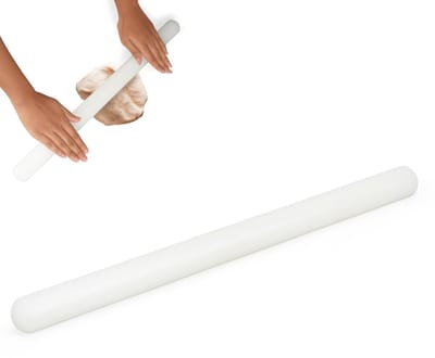 Dailygoods- Bakroller 50cm - Professionele Franse Rol - Antiaanbaklaag - Gladde Bak Cylinder - Lichtgewicht Polyethyleen - Eenvoudig te Reinigen - Deegroller