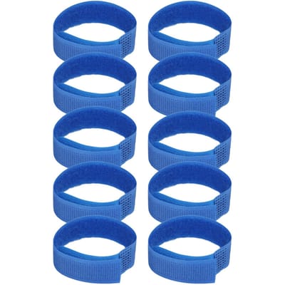 10 Stuks Haan Kragen Anti Haak Geluidsvrij Hanen Nekband voor het Voorkomen van Kippen van blauw