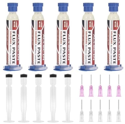 5 Stuks Veilig Loodvrij Soldeervloeimiddel 10 ml - Geen Reiniging Nodig Soldeerpasta Flux