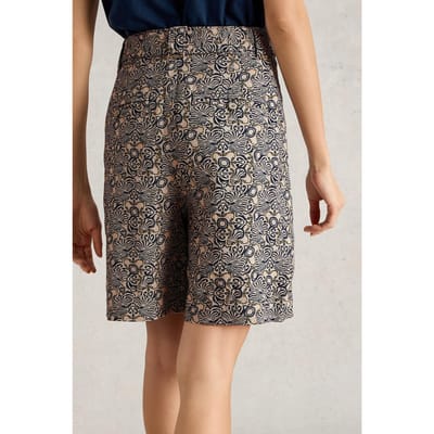 White Stuff Frankie Short Natural Print Maat: 6 | Korte Broeken Outlet | Dames | Beige