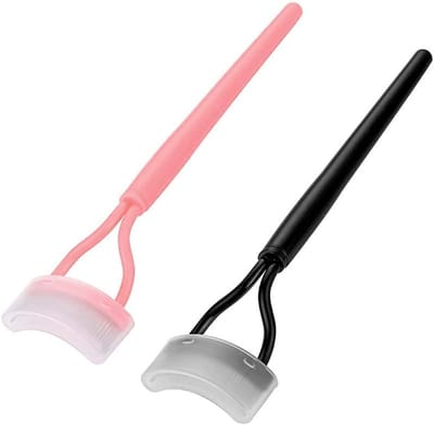2x Roestvrijstalen Wimperkam voor Mascara en Wenkbrauwen - Precisie Make-up Tool