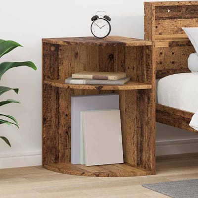 vidaXL - Bijzettafel - Oudhout - 39,7 - x - 39,7 - x - 60 - cm - Bewerkt - hout