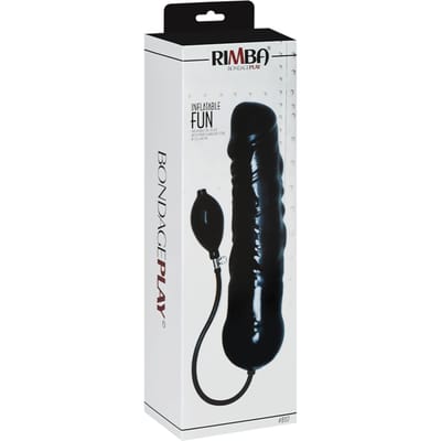 Rimba - XXL Opblaas Dildo Met Stevige Kern 34 x 7,5 cm