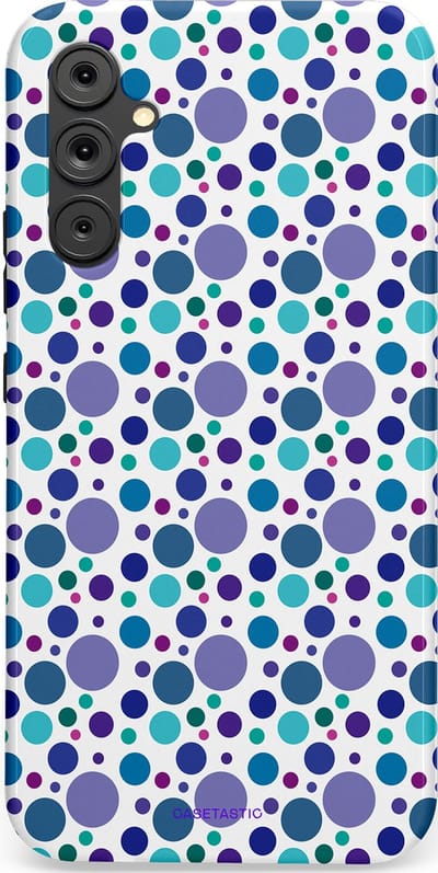 Casetastic Hoesje Geschikt voor Samsung A34 (5G) - Stijlvolle Beschermende Duo-layer Case - Bubble blauw