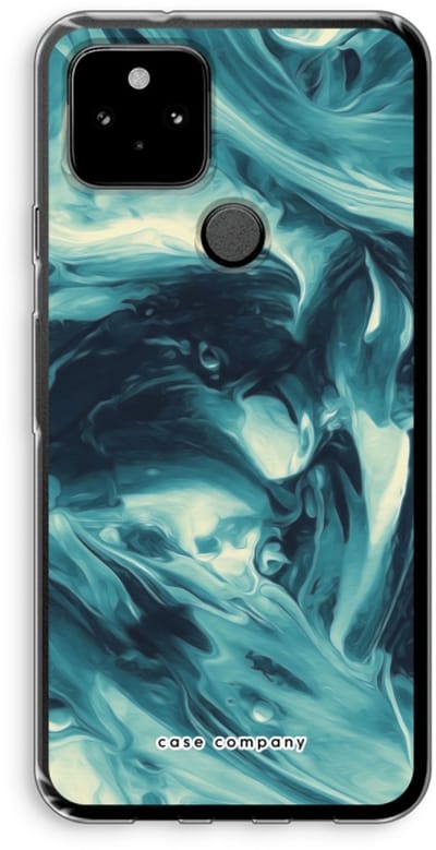 Case Company® - Hoesje geschikt voor Google Pixel 5 hoesje - Dreaming About Whales - Soft Cover Telefoonhoesje - Bescherming aan alle Kanten en Schermrand