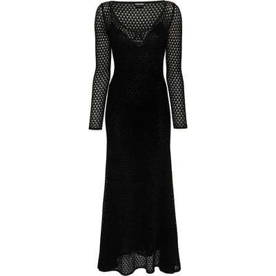 Tom Ford Lurex gehaakte maxi-jurk
