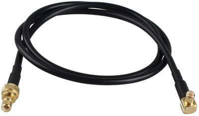 Allecto - DAB antennekabel - Auto Radio Antenne - Compatibel met verschillende merken - 50 cm - DAB antenne adapter - Voor FM ontvangst - Zwart - M...