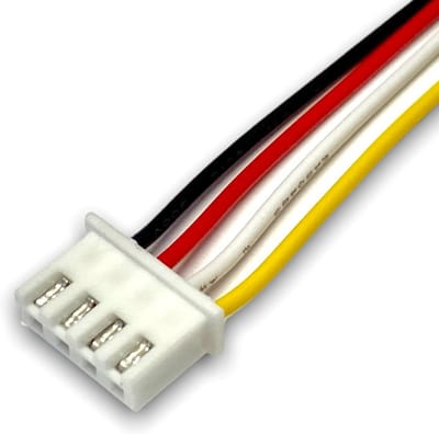 5x Set 4-pins Lipo Balanskabel 30cm met XH 2.54mm Stekkers en Ontvanger + Draadbundel