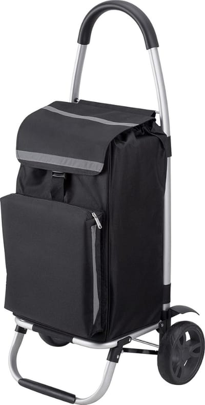 Boodschappentrolley - Boodschappentrolley Extra Grote Banden - Boodschappentrolley Met Koelvak - Afneembare En Regenbestendige Tas - Opvouwbare Shopper - Boodschappentrolley - Boodschappenwagen - Boodschappen Trolley