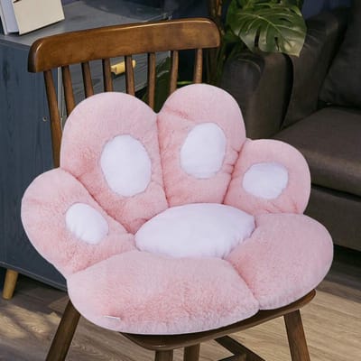 Schattige Kattentenoek Kussen, Pluche Zitkussen voor Thuis en Kantoor, Comfortabel Rugkussen, Warm Relax Kussen, Tatami Vloerkussen, Perfect voor Huisdieren en Ontspanning