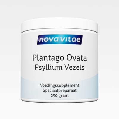 Nova Vitae - Plantago Ovata - Psyllium Vezels - Psylliumvezels - Voedingsvezels - 250 gram - ondersteunt een regelmatige stoelgang
