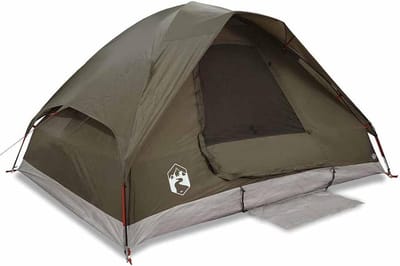 Grote Familietent - Kampeertent - Outdoor Avonturen - Waterdichte Naden - 6 Persoons - Bruin