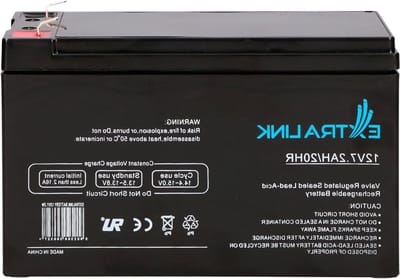 AGM Batterij - Oplaadbare Accu - Energie Opslag - Onderhoudsvrij Lekvrij - 12V 7AH - Zwart