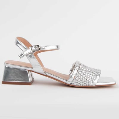 Sandalia De Tacón Para Mujer. Montevita Trea 102935 37 zilver