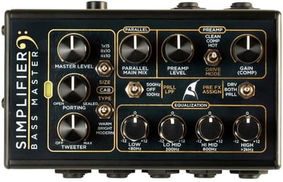 DSM & Humboldt Simplifier Bass Master basgitaar voorversterker
