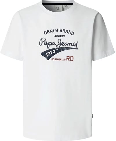 Pepe Jeans Giles T-shirt Met Korte Mouwen Wit L Man