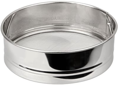 Roestvrijstalen extra fijne keukenzeef 18 cm diameter Fackelmann Basic