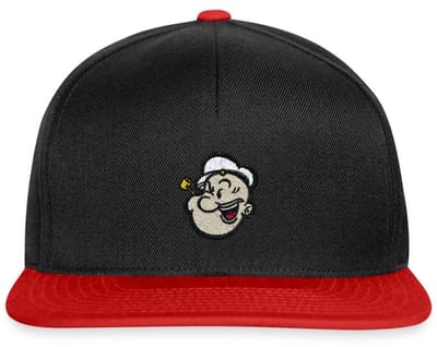 Popeye Als Borduurmotief Snapback cap