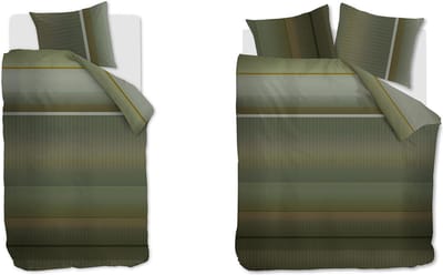 Kardol Stillness Dekbedovertrek - Eenpersoons - 140x200/220 cm - Groen