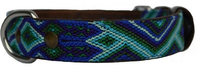 Bohemi Ibiza honden halsband, maat Small, 27 - 33cm, Leer