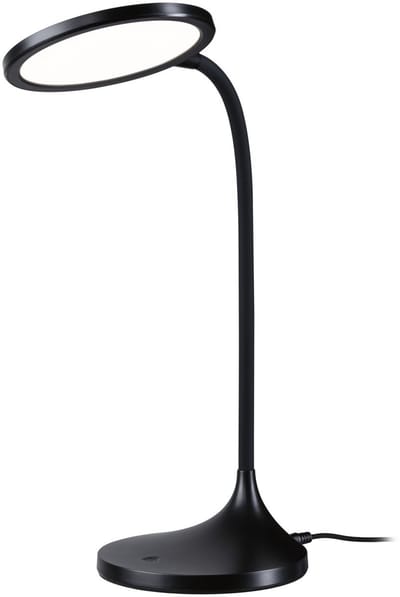 LED-bureaulamp Mejan 4000K 1200lm 15W Zwart mat