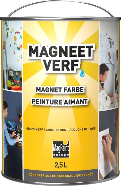 MagPaint - Magneetverf - Donkergrijs - 2.5L (5m)