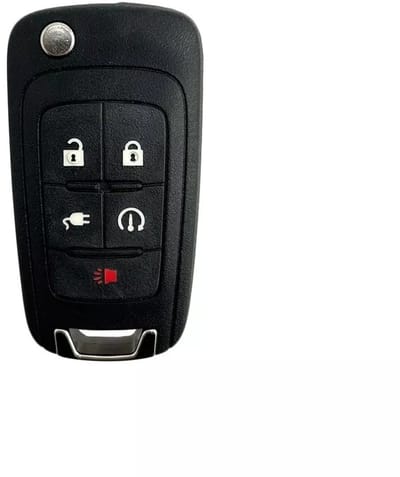 XEOD Autosleutelbehuizing - sleutelbehuizing auto - sleutel - Autosleutel / Geschikt voor: Opel & Chevrolet 5 knops klapsleutel -