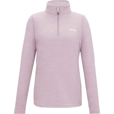 Dames Sweethart Marl Half Zip Fleece