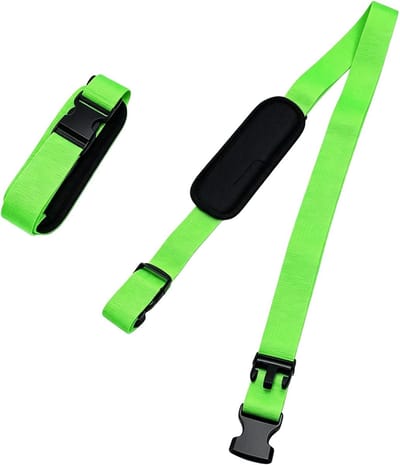 Opvouwbare draagriemen - Schouderbanden - Zaken Vervoeren - Verstelbare Lengte - 105-180 cm - Groen