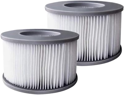 2 x whirlpool-filter gescht voor Mspa, opblaasbare zwembaden, filtercartridgepomp met verbeterde versie, geschikt voor MSPA, alle huidige whirlpools
