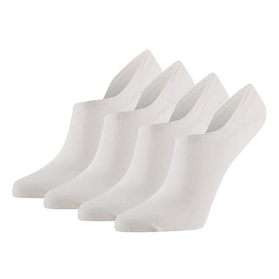 Apollo - Sneakersokken biologisch katoen - Wit - Maat 39/42 - 3 Paar - Sneakersokken unisex - Footies - Biologisch - Sneakersokken 39 42