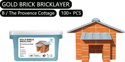 STEAM DIY Cottage Vakantiehuisje- Steen- zelf steentjes maken en bouwen