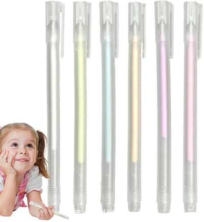 Kleurlijmpennen - Lijmrollers - Hobby Knutselen - Sneldrogend en Precisie - 6 Stuks - Multicolor