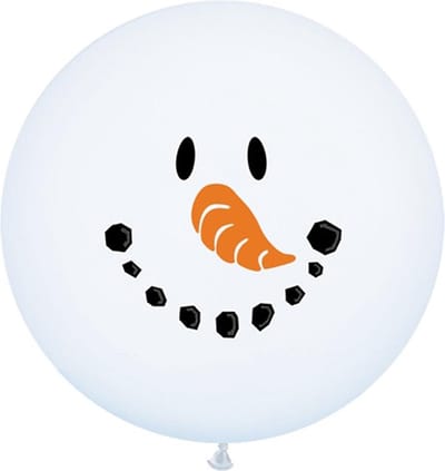 Qualatex - Folieballon Sneeuwpop Smile 50 cm