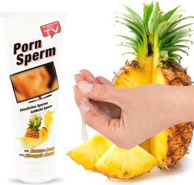 Sperma met Ananas Smaak - Nep Sperma – Fake Cum met Ananas Smaak - Lekker Sperma met de Smaak van Ananas -Nep Sperma met Ananas Smaak - Geschikt voor Oraal Gebruik 250ml