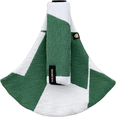 Wildride® Kinderdrager Grafisch Groen - Lichtgewicht & Draagbaar - Heupdrager Voor Kinderen van 9 Maanden tot 4 Jaar - Draagzak voor Baby en Peuter - Baby Carrier - Tot 20 kg