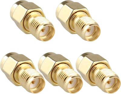 5 Stuks SMA Vrouwelijk naar RP-SMA Vrouwelijk Coaxiale Adapter Set voor Antennes