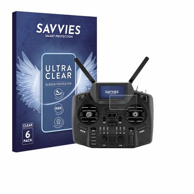 Savvies - Screenprotector voor Radiomaster GX12 - Folie Beschermfolie transparant 6 Stuks