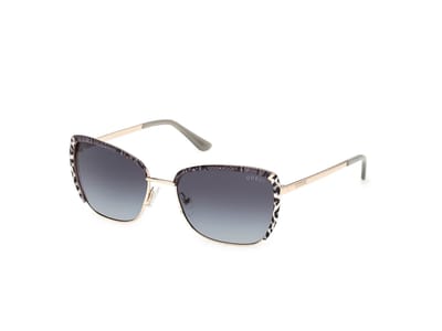 Guess Gu00218 Dames Zonnebril Goud Gradient Smoke/CAT3 Vrouw