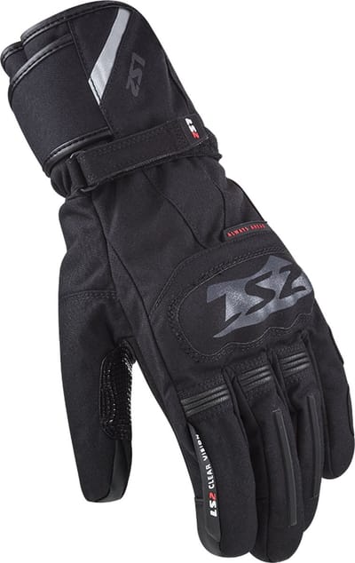 LS2 Handschoenen LS2 Snow zwart maat M - motor handschoenen - scooter handschoenen