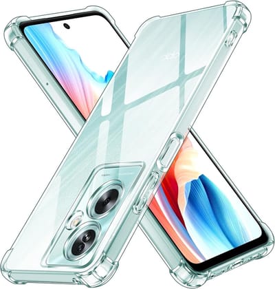 Casemania Hoesje Geschikt voor Oppo A79 5G - Transparant - Anti Shock Hybrid Back Cover