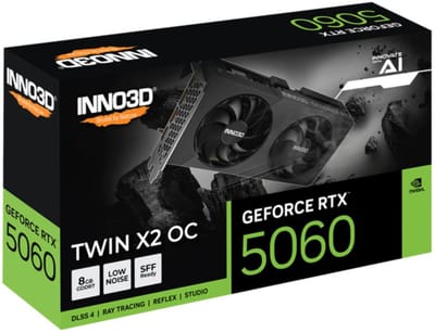 Carte Graphique INNO3D RTX 5060 Twin X2 OC 8 Go