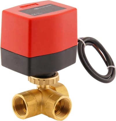 Elektrische Kogelkraan BW3 3/4'' 3-weg 230V AC 3-punt - BW3-034-AW1-230AC
