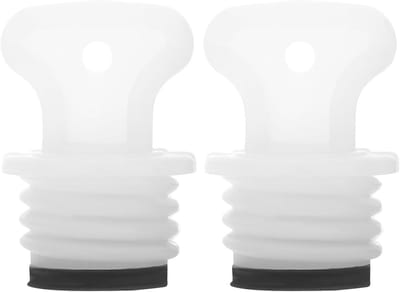 Warmwaterkruik Stoppen - Waterfles Deksel - Lekvrije Sluiting - Set van 2 stuks - 3.5 cm - Gesorteerde Kleur