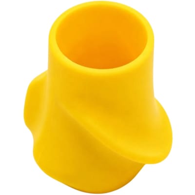 Siliconen Tennisracket Grip Corrector Ergonomische Tennisracket Swing Grip Trainingsapparatuur geel