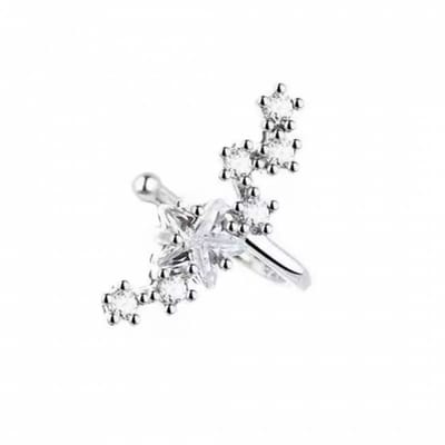 Earcuff - ster - zilver - Helix - geen gaatje - Charme Bijoux