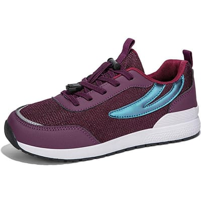 Lente en Herfst Dames Dagelijks Damesschoenen Casual Sportief Ouderwets Ademend Platte Zool Hardlopen Licht Reizen Sneakers 42 black